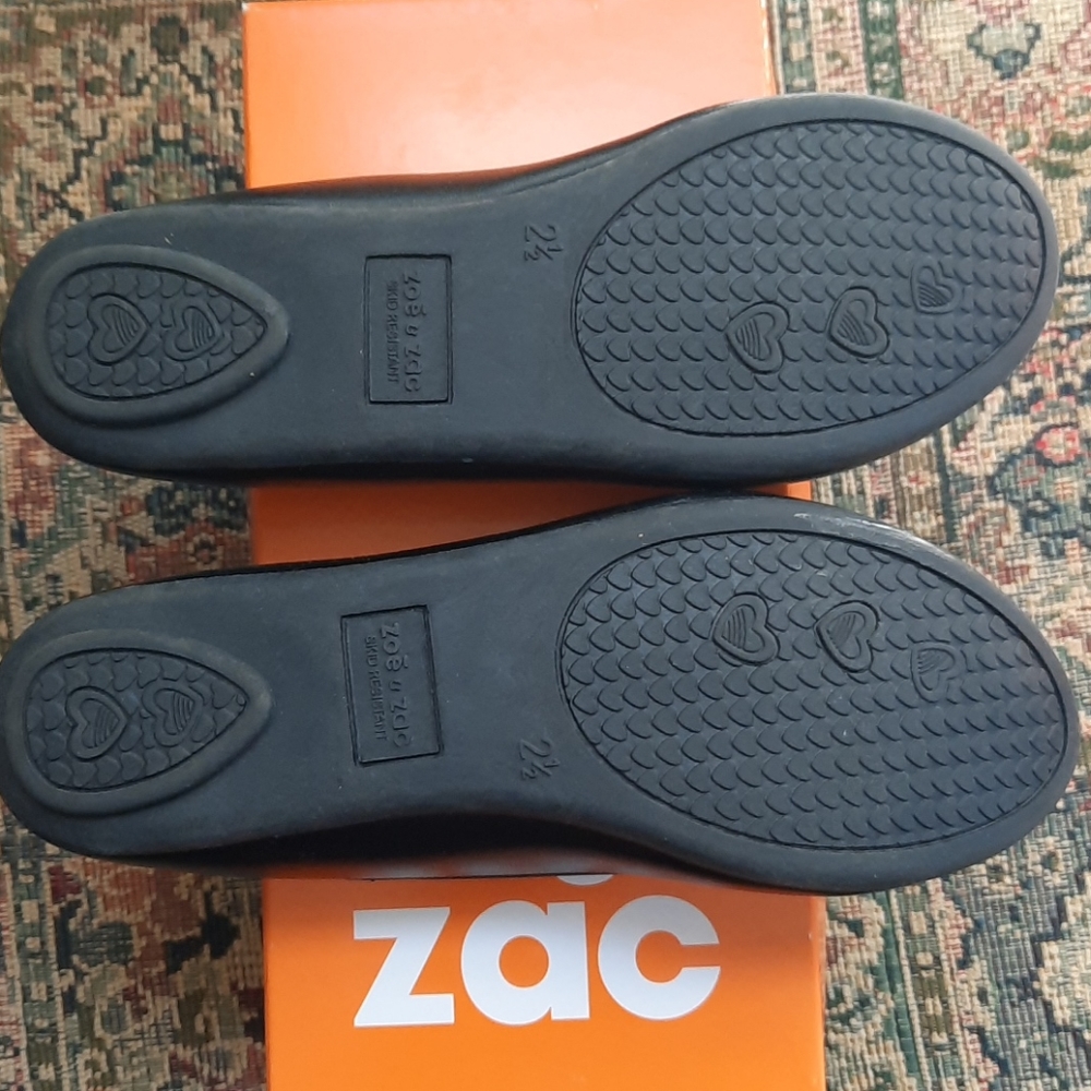 *NEW* ballet flats sz 2.5 black - Picture 2 of 4